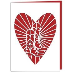Cowboy Boot Heart Card