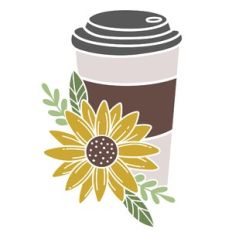 Sunflower Coffee Cup