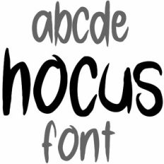 hocus font