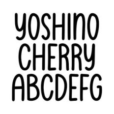 BFC Yoshino Cherry Bold Marker Handwriting Font