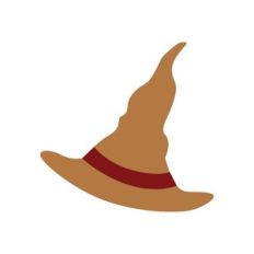 Tan Witch Hat