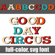 Good Day Circus Color Font