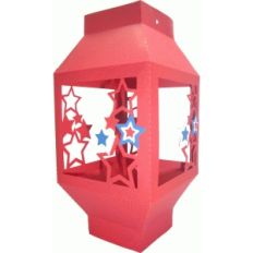 patriotic lantern