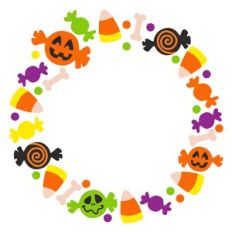 Halloween Candy Frame