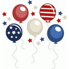 4th of july balloons