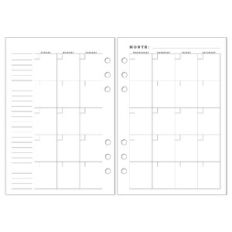 A5 Planner Month At A Glance