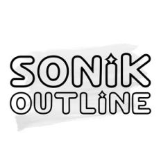 Sonik Outline Font