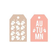 fall tags set 3