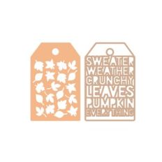 fall tags set 1