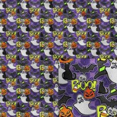 halloween foil pattern