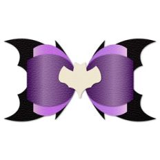 Halloween Bat Bow template