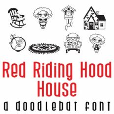 Red Riding Hood House Doodlebat Font