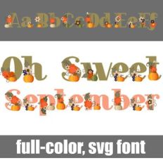 Oh Sweet September Color Font