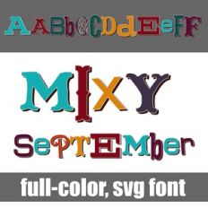 Mixy September Color Font