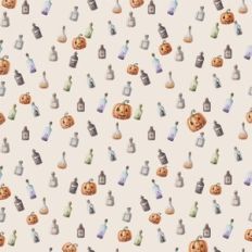 Potion Fun with pumpkins on cream