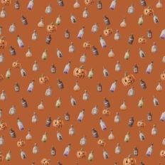 Potion Fun with pumpkins on orange