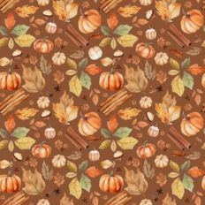 Pumpkin Spice on brown