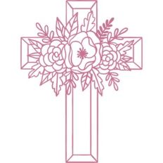 floral cross