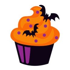 Halloween Bats Cupcake
