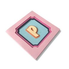 ALPHABET CARD WITH DISPLAY - P