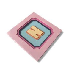 ALPHABET CARD WITH DISPLAY - N