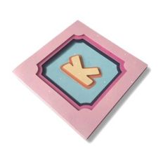 ALPHABET CARD WITH DISPLAY - K