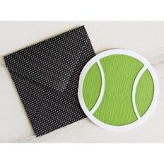 tennis card and envelope