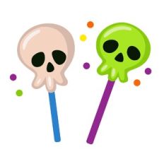 Skull Lollipops
