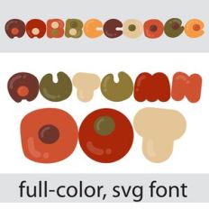 Autumn Dot Color Font
