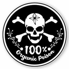 Funny Halloween Poison Label