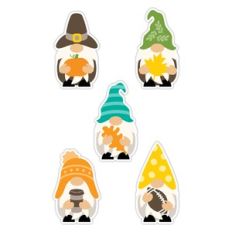 Fall Gnomies Sticker Set