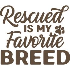 Rescued is my favorite breed