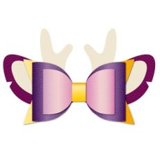 Reindeer hair bow template