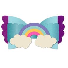 Rainbow 3D Hair Bow