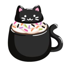 Halloween Black Cat Mug