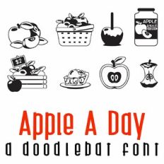 Apple A Day Doodlebat Font
