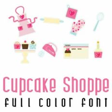 Cupcake Shoppe Full Color Font