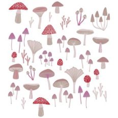 Mushroom Fungi Toadstool Stickers