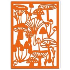 Mushrooms Toadstools Fungi Card
