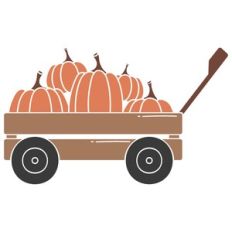 Pumpkins in Wagon