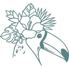 floral toucan