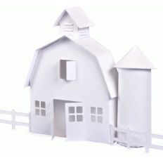 3d ledge village - barn