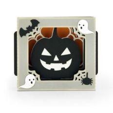 A2 Shadowbox Card Halloween Jack-o-Lantern
