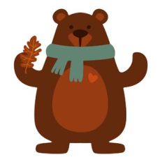 Bear with Scarf