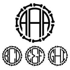Monogram Basic - Bones