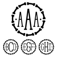 Monogram Type - Bones
