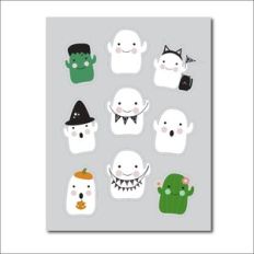 Ghost Sticker Sheet