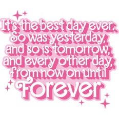It's the best day ever