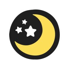 Stars and Moon