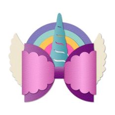 Unicorn Hair Bow Template